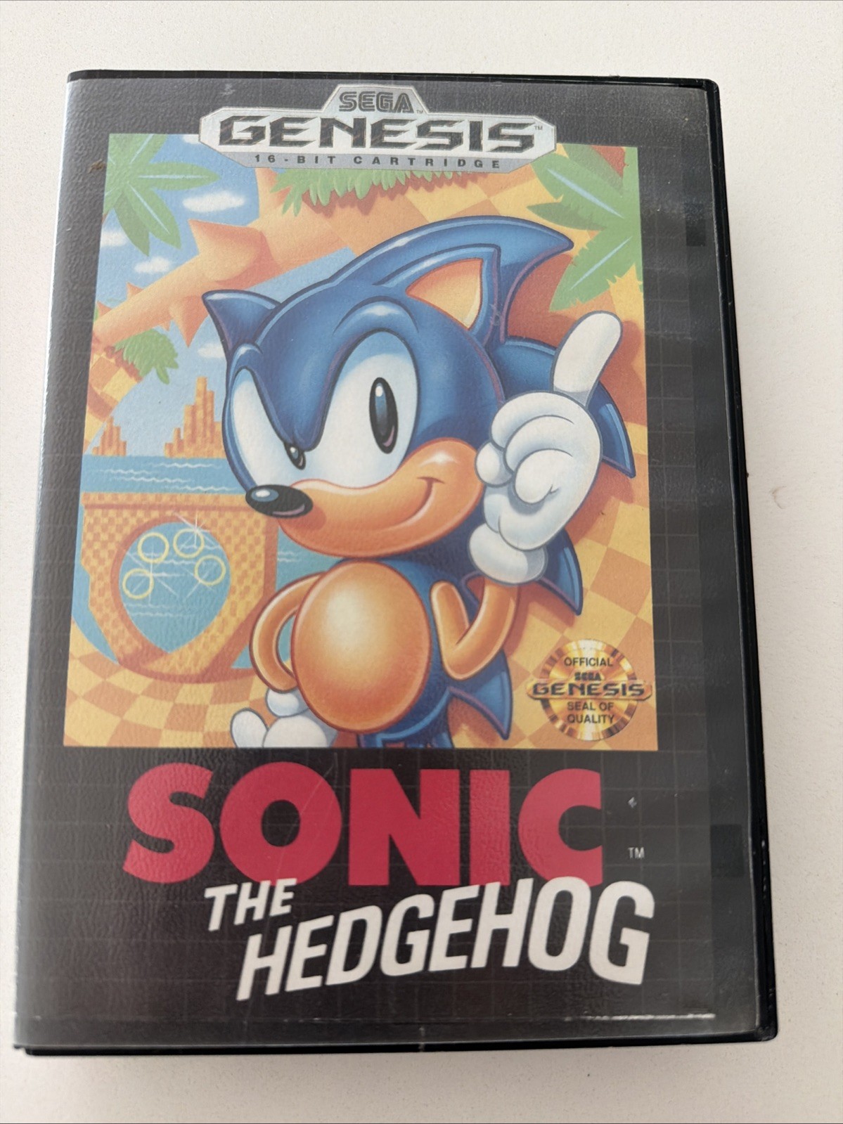 Sonic the Hedgehog 1 Sega Genesis First 1st Print Retail Version CIB / Complete