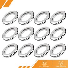 12pack Curtain Grommets Plastic 1.5 Inch Inner Dia Drapery Eyelet Rings