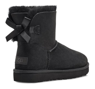UGG Mini Bailey Bow 2 Schlupfboots Schlupfboots , 40 EU (9 US) ,  black