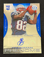 JOSH BOYCE 2013 Totally Certified Blue #186 Rookie Card RC AUTO NFL #16/25. rookie card picture