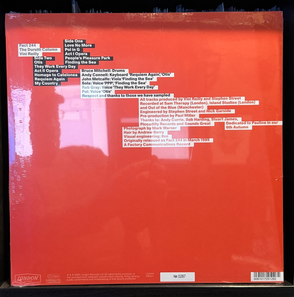 未開封品 アナログレコード2LP　DURUTTI COLUMN　FIDELITY The Durutti Column - Fidelity - Vinyl, CD | Rough Trade - (Black