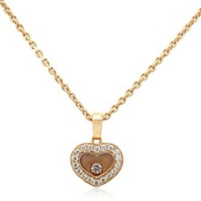 Chopard Happy Diamonds Icons Pendant Necklace - 18ct Rose Gold