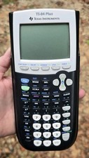 Texas Instruments T1-84 PLUS Black Graphing Calculator With Cover Tested Working