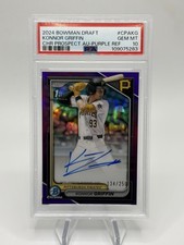 2024 Bowman Draft Konnor Griffin Chrome Auto Purple Refractor 1st #/250 PSA 10