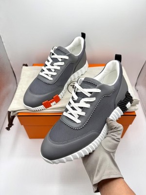 HERMES BOUNCING SNEAKER (42,5) - GRIS OSMIUM - BRANDNEU OVP