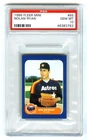 NOLAN RYAN~RARE (POP 95) 1986 FLEER MINI PSA-10 GEM-MT HOT MLB BASEBALL CARD #65