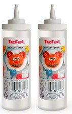 2 X Tefal Squeeze bottle Pancake Art Batter Dispenser 300ml Sauce Baking Dessert