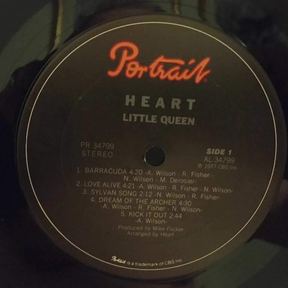 Heart Little Queen Vinyl Record LP 1977 - Image 3 of 4