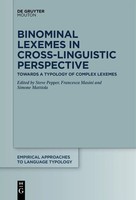 Binominal Lexemes In Cross-Linguistic Perspective Steve Pepper (U. A.) Buch Vi