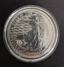 1oz .999 Fine Silver - Britannia - 2022 - CGT Exempt - In Capsule 