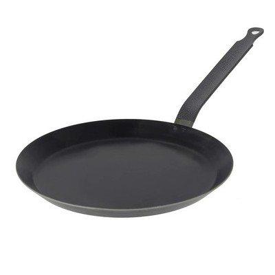 Blue Carbon Steel Crepe & Tortilla Pan - 7  Diameter, 5.25  Cooking Surface -...