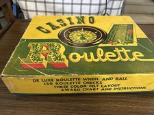 Vintage Boxed Roulette Game 