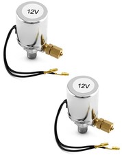 Qwork Air Horn Solenoid Valve 14 Npt 0.25 Inch 12v Chrome Plated -2 Pack Qwork Air Horn Solenoid Valve 14 Npt 0.25 Inch 12v Chrome Plated -2 Pack