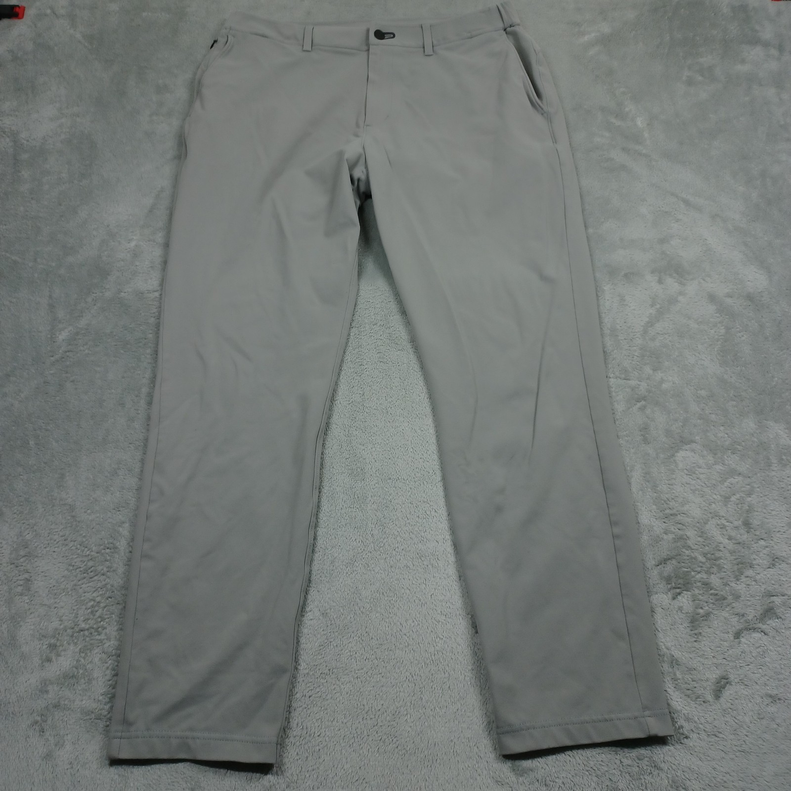 Public Rec Pants Mens 34x30 Gray Nylon Blend Chino Pockets Preppy