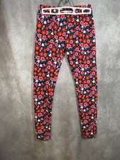 Hanna Andersson 150 US Sz 12 Spring Tulip Floral Leggings Navy Pants
