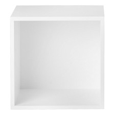 Muuto Regalmodul Regalsystem Wandregal Stacked System Rückwand weiß MDF medium 