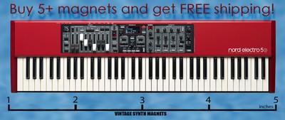 Clavia Nord Electro 2 3 4 5 6 HP D SW 61 73 76 SYNTH PIANO C2d ORGAN MAGNET
