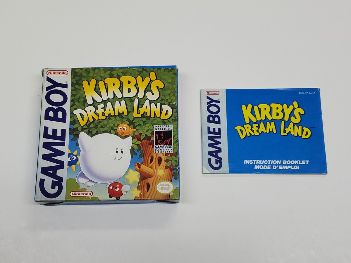 Kirby's Dream Land Nintendo Game Boy Box & Manual *tear | eBay