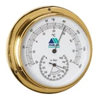 AquaMarine brass ship's thermometer / hygrometer 95mm