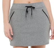 NEW Tek Gear Womens On The Go Stretch Skort Skirt Tennis Golf Space Grey S NWT