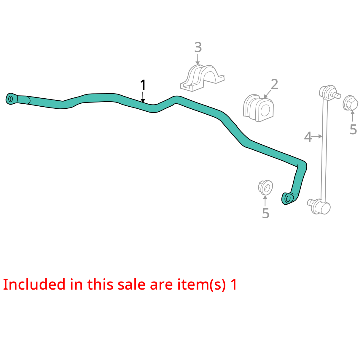2015 Acura RDX FWD Front Stabilizer Bar OEM 68K Miles LKQ392443746 eBay