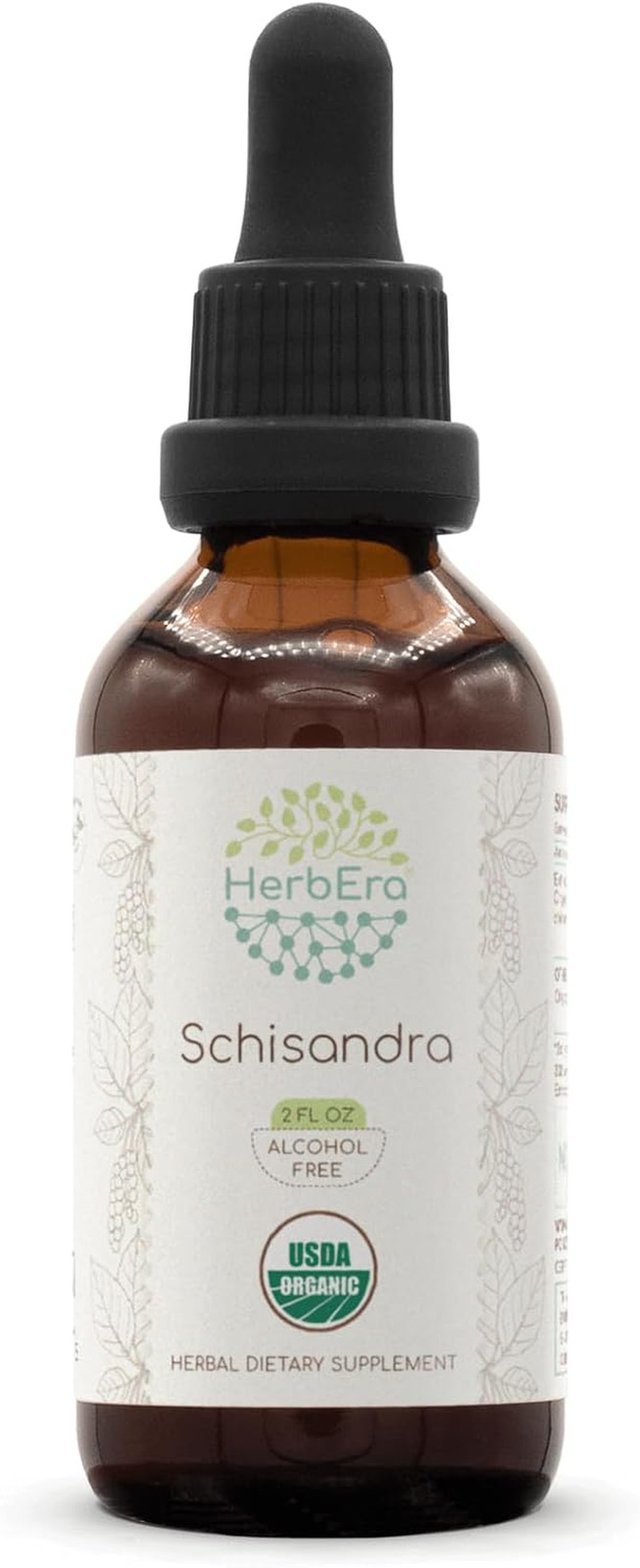 Schisandra B60 USDA Organic Tincture | Alcohol-Free Extract, High-Potency Herbal