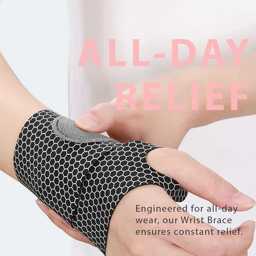 Ultra-Thin Wrist Brace Support for Carpal Tunnel, Pain Relief Arthritis Fitness - Bild 5 von 22