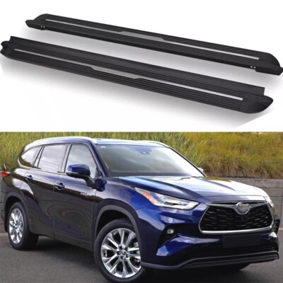 Running Boards Side Step Nerf Bars Fits For Highlander Kluger XU70 2022-2024 ALU