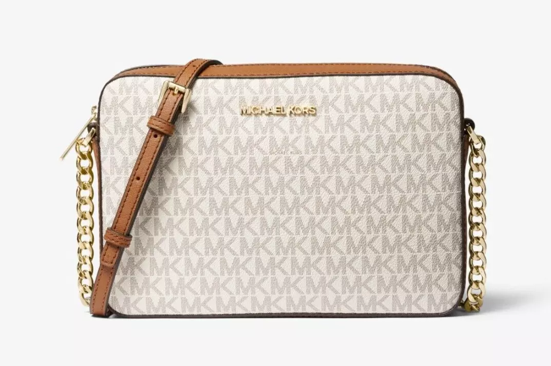 Michael Kors Jet Set Large Logo Crossbody Bag $75.65 Shipped