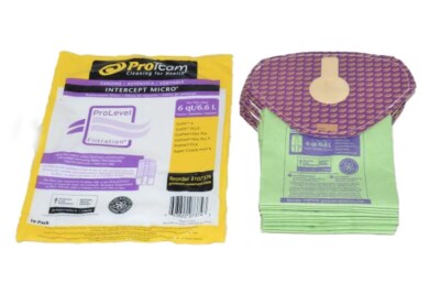 ProTeam vacuum bags #107374 for Super Coach Pro 6, ProVac FS 6, GoFit 6