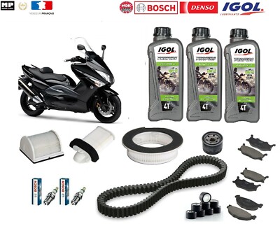 Kit De Revisión Para Yamaha T-Max 500 (2001-2007) - Incluye Filtro De Aire, Filtro De Aceite Y Bujía IPONE | Mantenimiento Completo