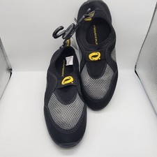 Brand New O'Rageous Water Park Men's Shoes Slip on Size 7 Black Grey Yellow