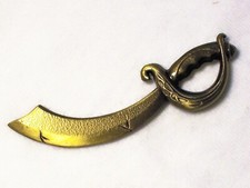 Pirate Cutlass LE - Gold Finish - New Unactivated Geocoin