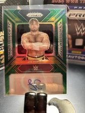 JOE COFFEY: 2024 Panini Prizm WWE💥GREEN SENSATIONAL SIGNATURES AUTO💥#SS-COF SP