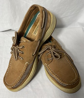 Mountain Creek Leather Loafers Tan & Brown Men's Size 10M