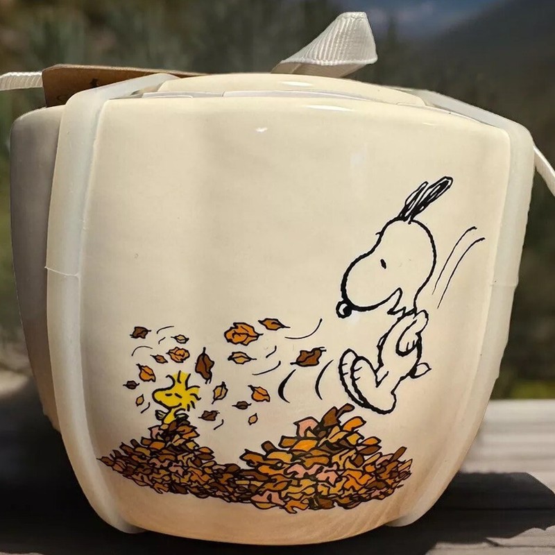 New Rae Dunn and Peanuts Snoopy Leaves Measuring Cups