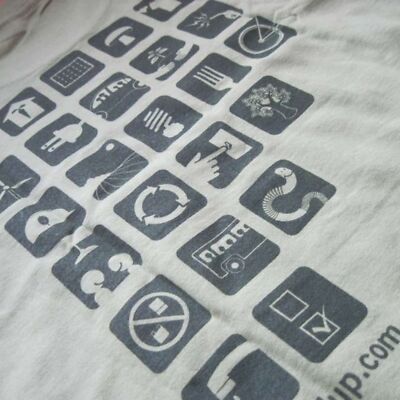 We Add Up Unique Count Green Eco Icon Sz 12 Large Kids Shirt 100% Organic Cotton