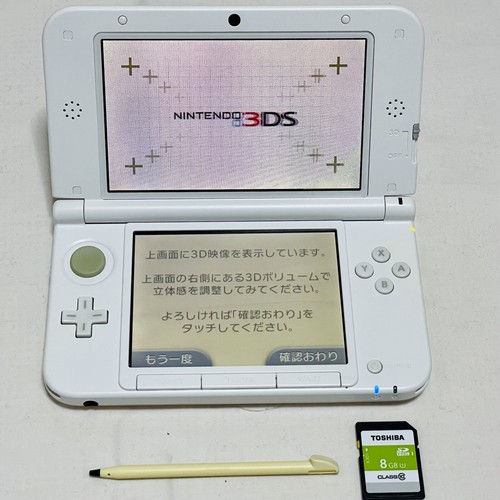 [Used] Nintendo 3DS LL Console Only White 8GB SD Card 2010 eBay
