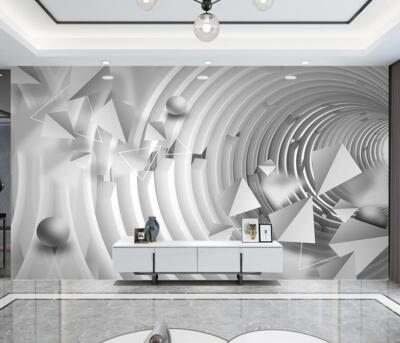 Déco Murale Adhésive 3D - Fleurs Rouges - Autocollant Facile à Poser Et Retirer - 42cm