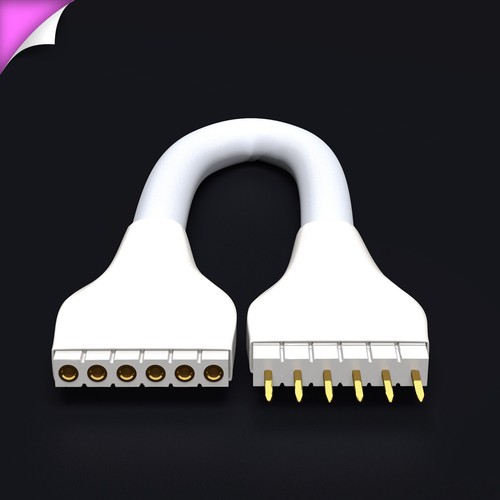 CORNER Piece | Short Spacer Cable | for Philips Hue Lightstrip Plus V3 | R - Picture 22 of 27
