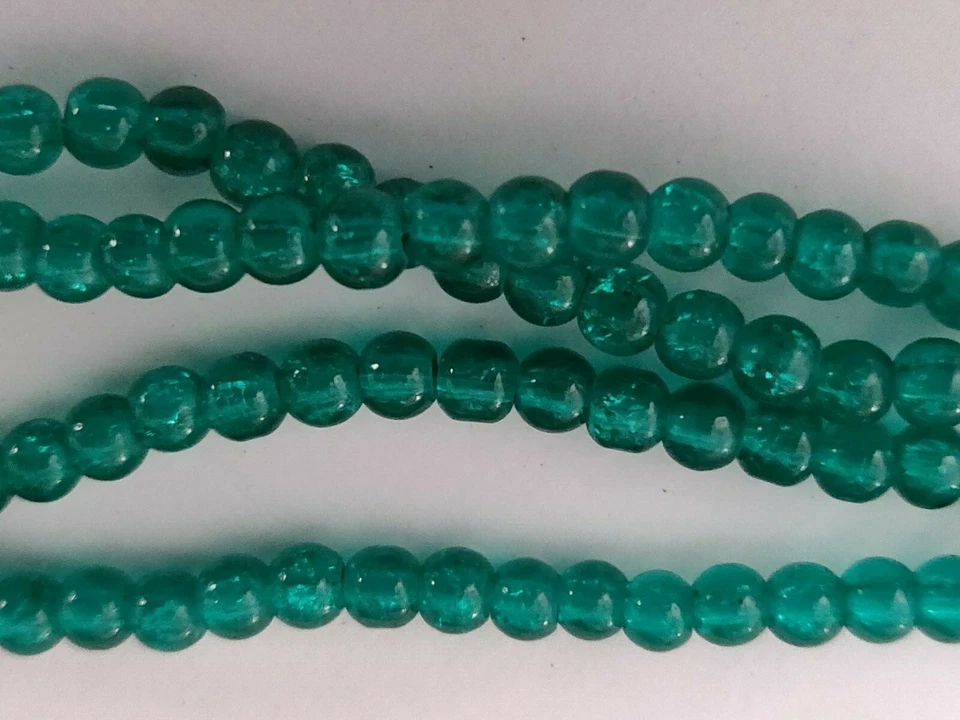 CRACKLE CRISTAL CUENTAS ESPACIADORES DIJES FABRICACIÓN DE JOYAS 8 MM (400 PIEZAS)  Foto 4 de 4