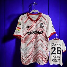 Toluca FC Away 24/25 - New Balance - PAULINHO # 26 - White - 2XL (Run Small)