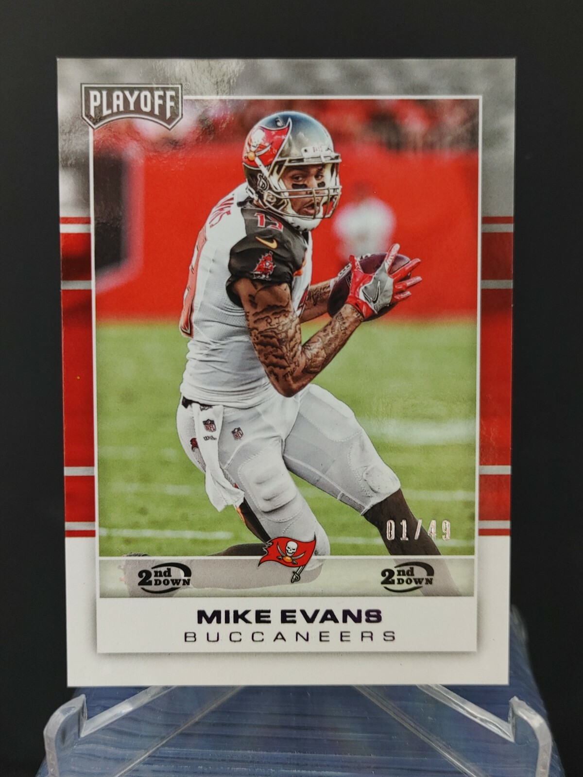 Mike Evans - 2017 Playoff 2nd Down #86 - serial 1/49 FIRST ONE - Buccaneers