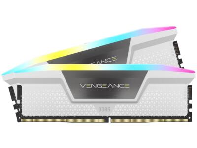 CORSAIR DDR5 6000MHz 16×2(32GB) CORSAIR Vengeance RGB 32GB (2 x 16GB) 288-Pin PC RAM DDR5 6000