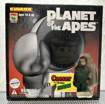 Kubrick Planet Of The Apes Caesar With Bridge Action Figure Vintage 2000 New