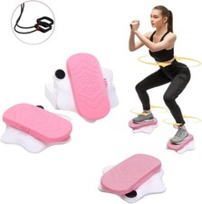 Balance Disc, Taillendrehscheibe mit Widerstandsband Kernstärke pink 🙂️