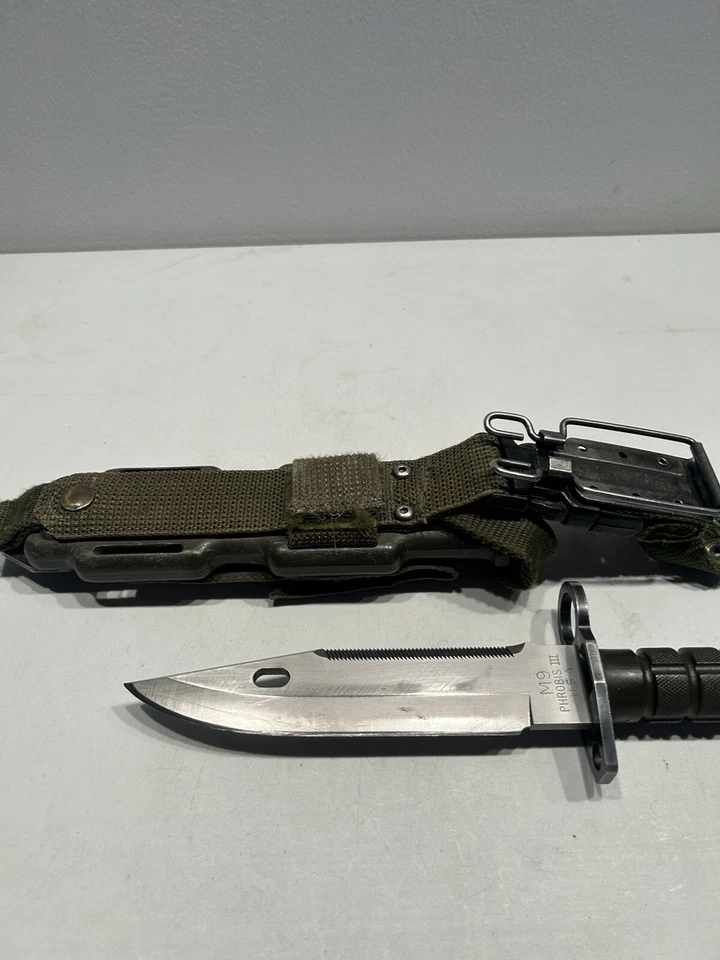 Lâmina fixa militar US M9 PHROBIS III com estojo de bainha US Phrobis 3 #15. - Imagem 3 de 4