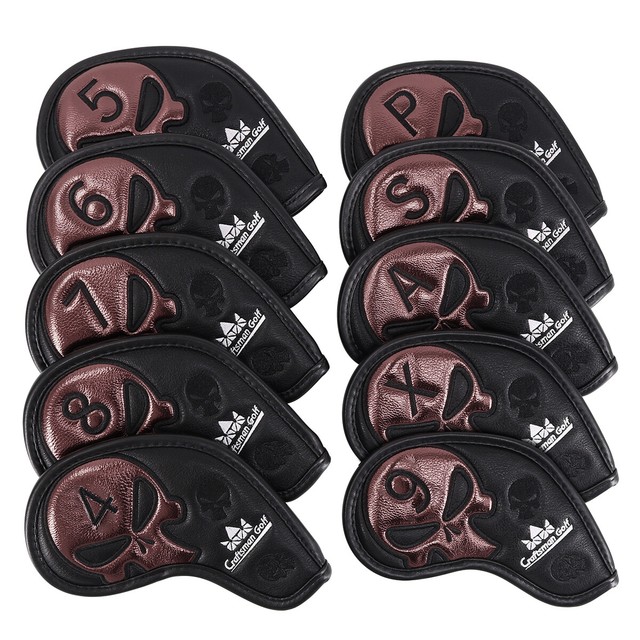 10pcs 4Xw Skull Golf Iron Head Covers Headcovers For PXG Taylormade Cobra New eBay