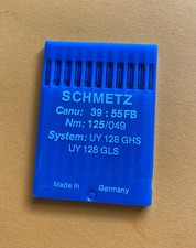  NOS 39:55FB-125/049-SCHMETZ- SEWING MACHINE NEEDLES PK. 10 FREE SHIPPING 