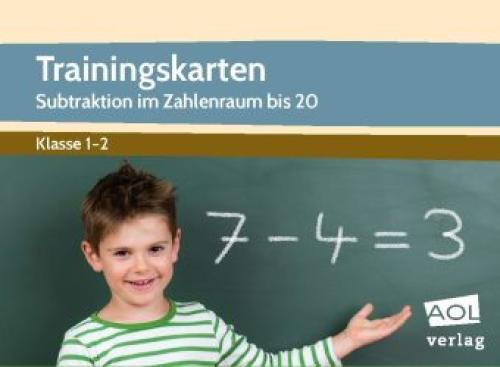 Thumbnail - Trainingskarten: Subtraktion Zahlenraum Bis 20 Alle Subtraktionen Mit